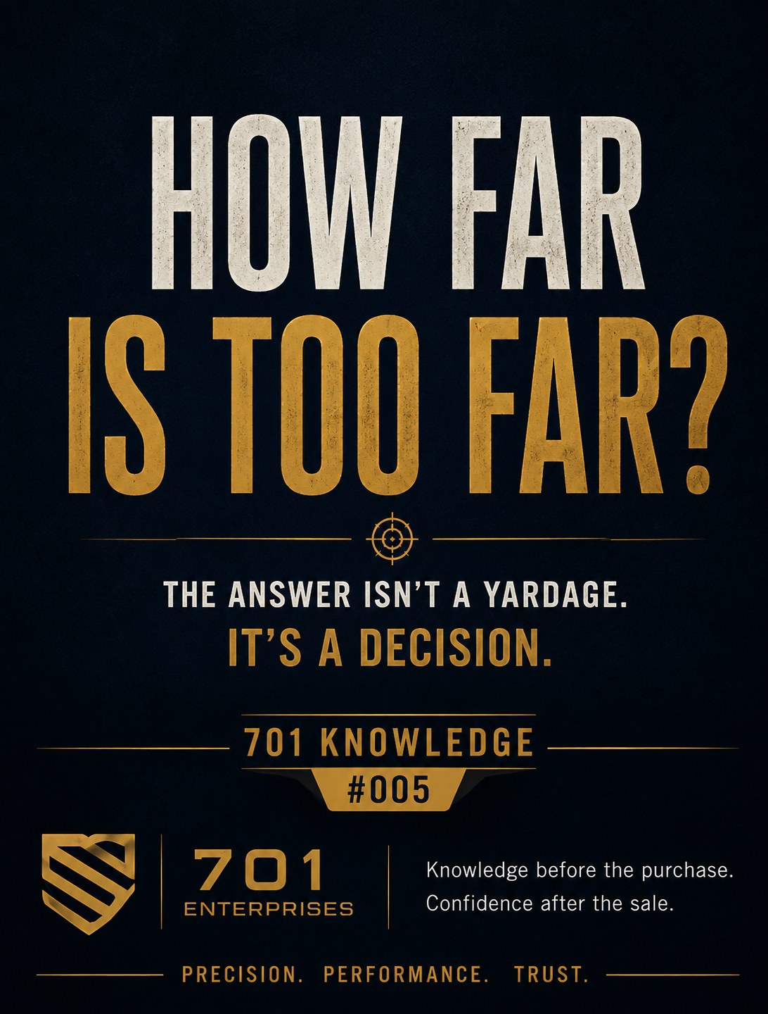 How Far Is Too Far? 701 Knowledge #005