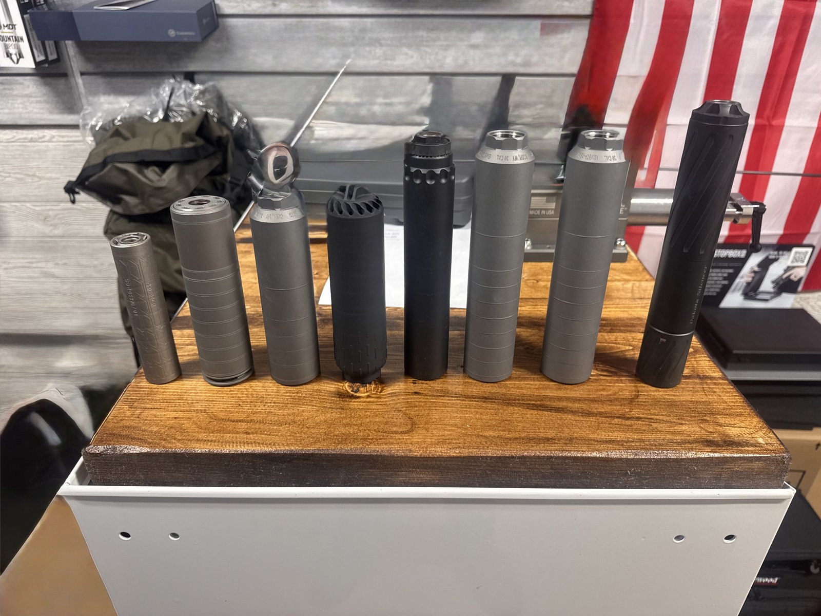 Suppressor and muzzle device lineup