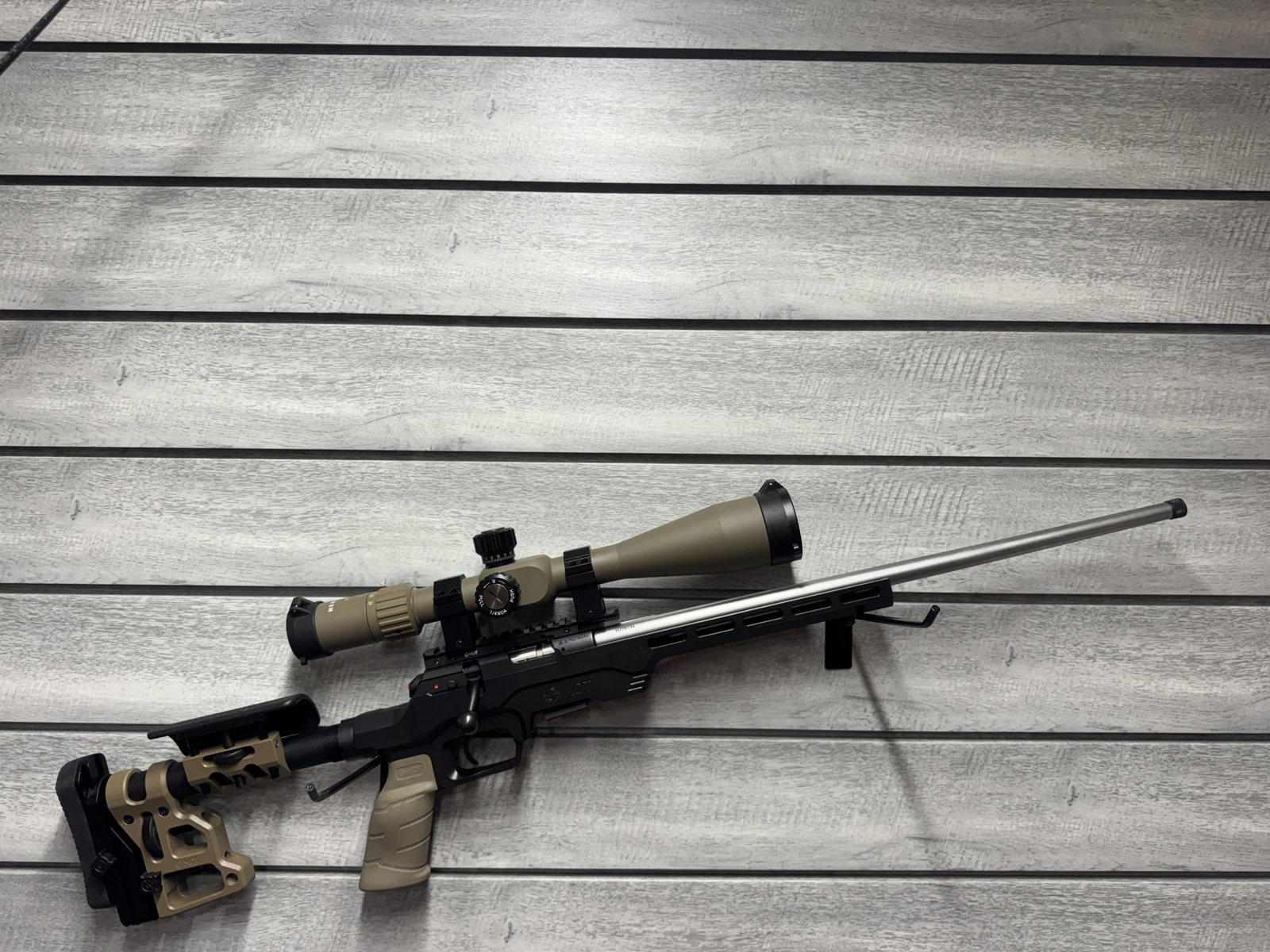 701 Build, MDT chassis, FDE Magnetospeed scope and stainless barrel