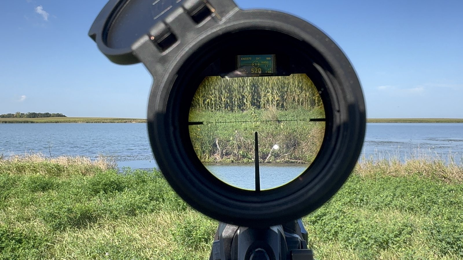 Revic scope reticle view through optic