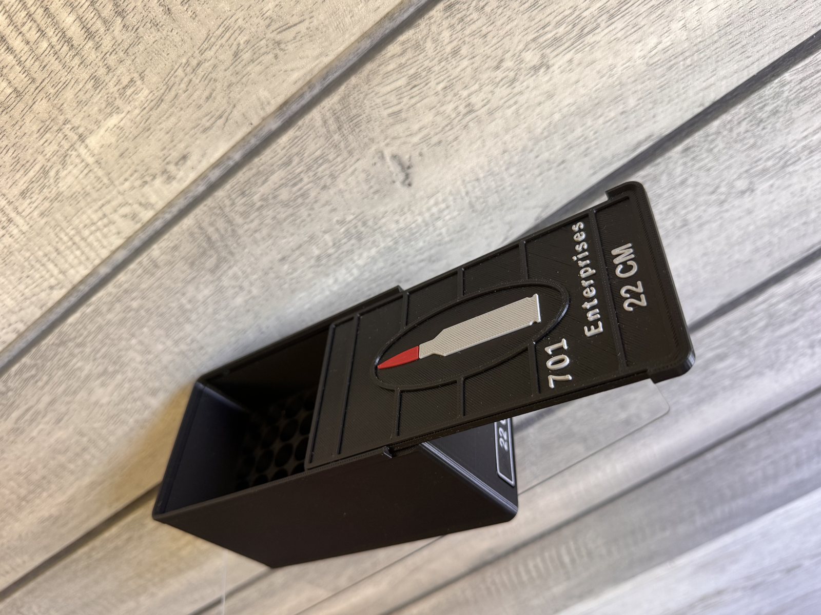 701 Enterprises branded 22 CM ammo caddy, open