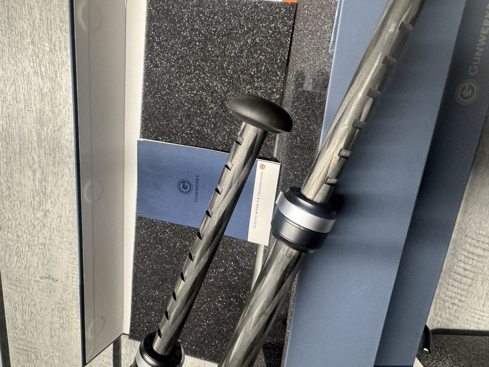 Gunwerks Elevate Bipod 2.0, close up of legs