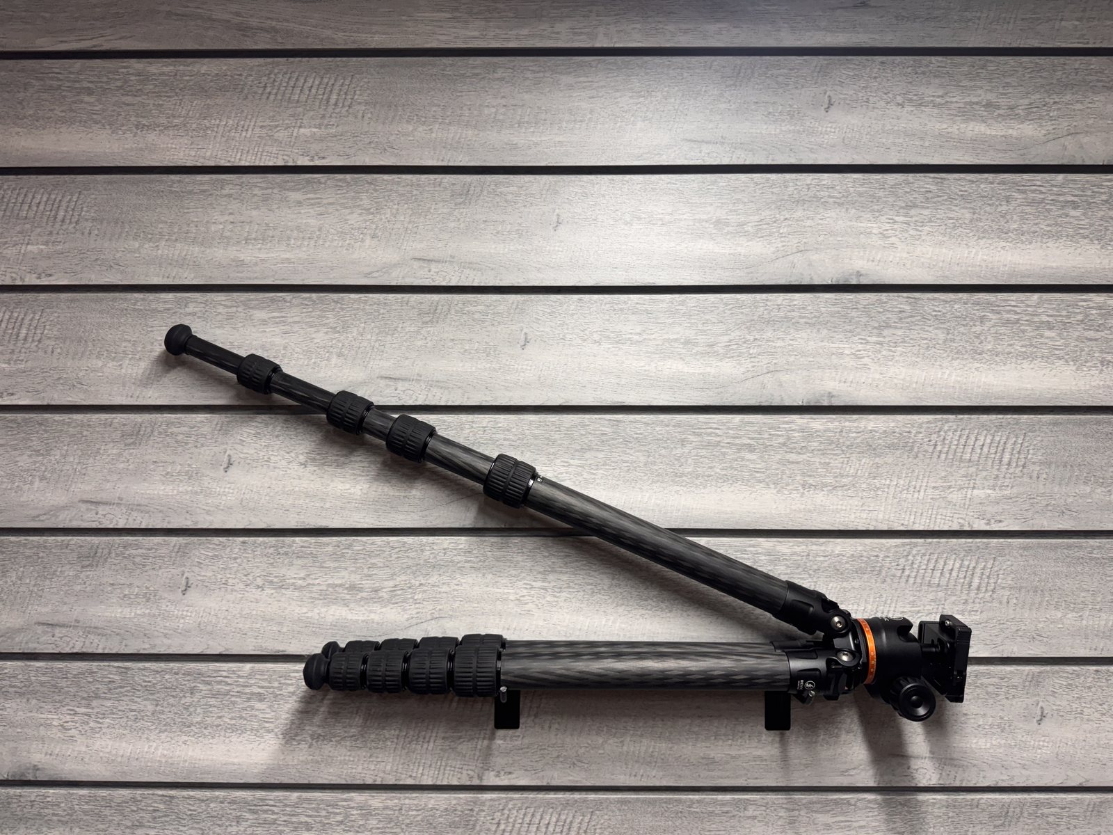 Revic carbon fiber tripod, folded